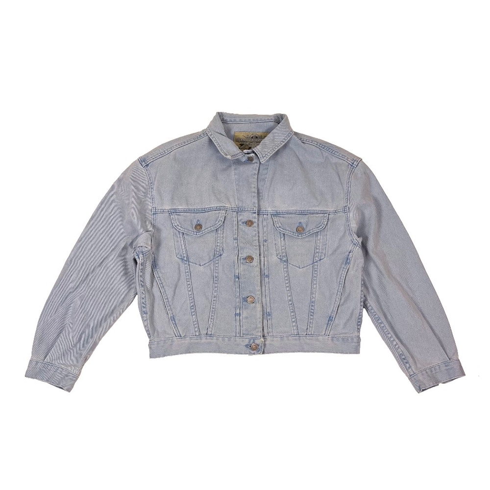 VGT 90's Banana Republic Safari And Travel Denim Jacket Made In USA